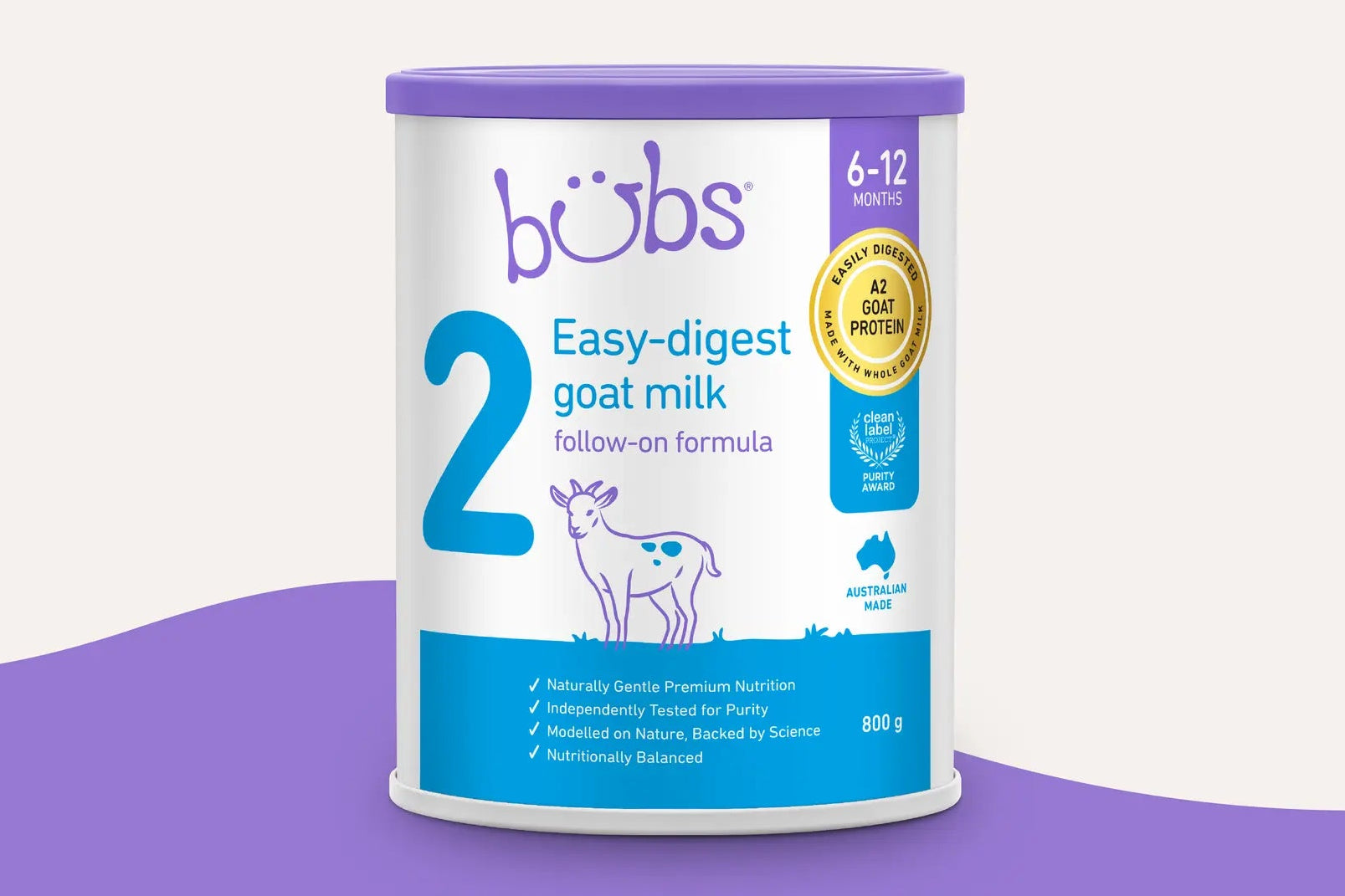 Bubs Easy-digest Goat Milk Follow-on Formula Stage 2