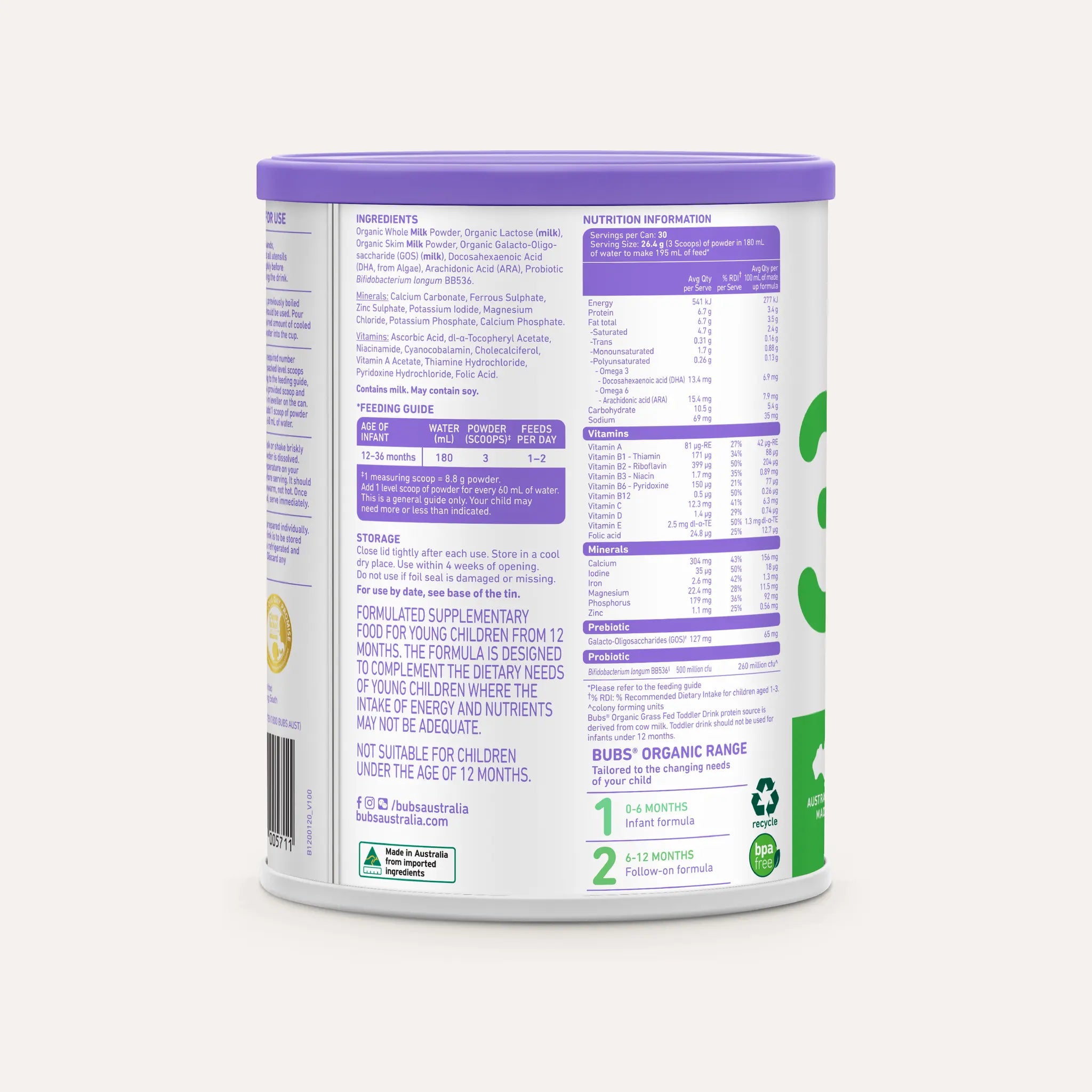 Nutrition and feeding guide